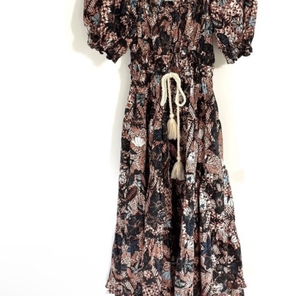 NWOT ULLA JOHNSON Midi Iliana Dress Sz 0 - Picture 8 of 11